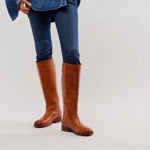 NEW FREE PEOPLE women's everly equestrian boot saddle in tan EUR 37.5